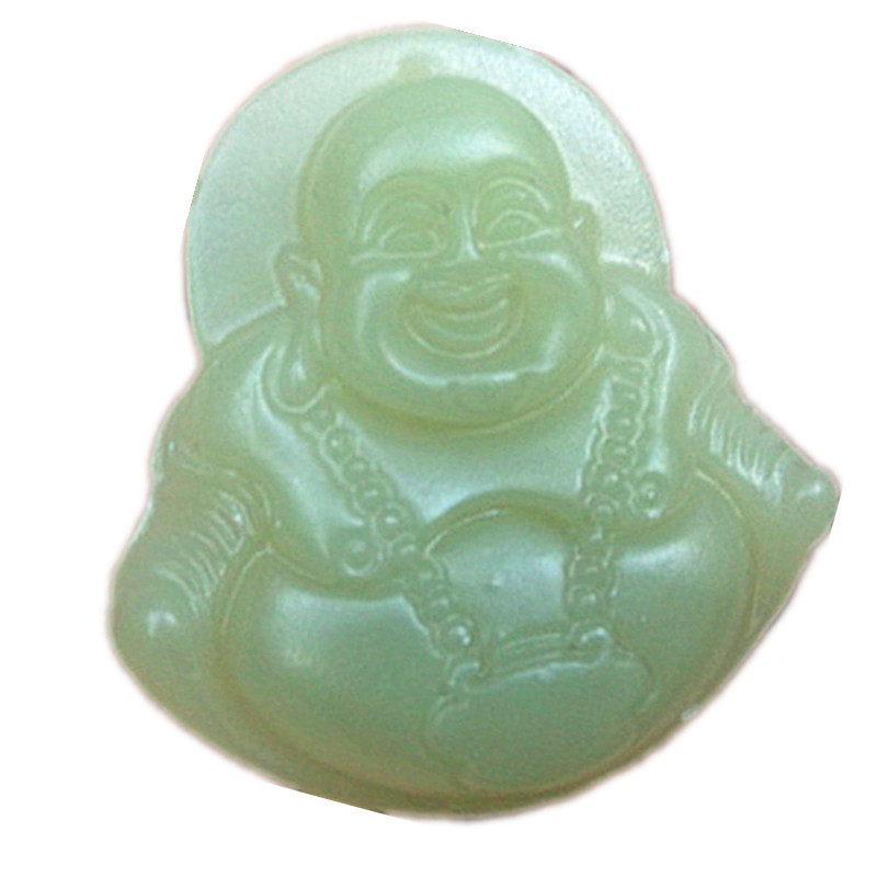 昆仑山天然玉佛挂件观音吊坠
