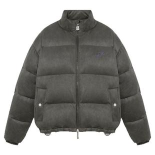 BJHG不计后果刺绣羽绒服男款冬季美式加厚保暖情侣羽绒防寒外套女