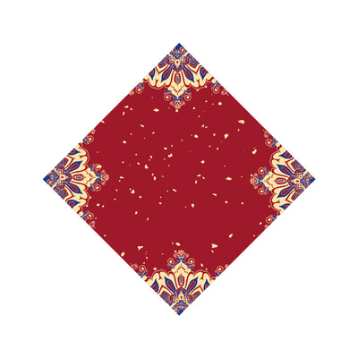 高档蜡染对联纸空白手写春联福字