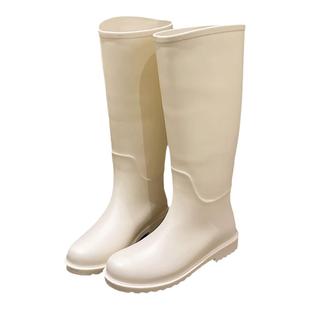 柠小七长靴雨鞋女款2025新款加绒胶鞋防滑雨靴时尚外穿日系防水鞋