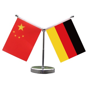 国旗车载中控台摆件中国德国国旗党旗新款汽车用高级感摆件五星小红旗高端装饰品办公桌车内各国定制旗帜