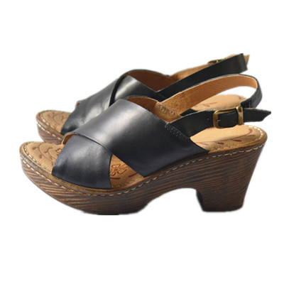 外贸出口手工女鞋真皮凉鞋欧洲站