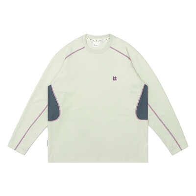 TreesOutside户外7A抗菌防螨虫吸湿速干撞色拼接长袖T恤骑行服