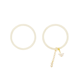 休眠火山◆白茶诗集 一步一响仿玉髓叮当镯气质温柔超仙小众手镯