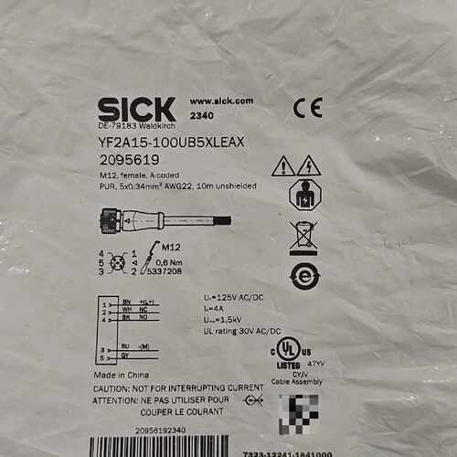 溢价-SICK西克连接线YF2A15-100UB5XLEAX M1