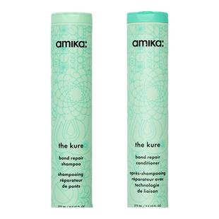 【限定套组】amika kure 深层修护洗发水护发素套装控油蓬松