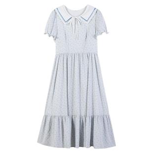 少女连衣裙夏季2026新款甜美宽松高中学生夏装女小清新初中生裙子