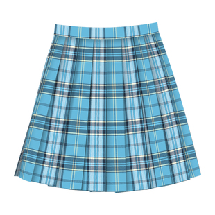 未名海 格裙JK心脏地震原创制服套装日系百褶裙春夏学生半身裙子