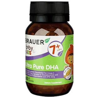 Brauer澳洲小绿瓶DHA儿童鱼油软胶囊婴儿婴幼儿儿童鱼油非藻油dha