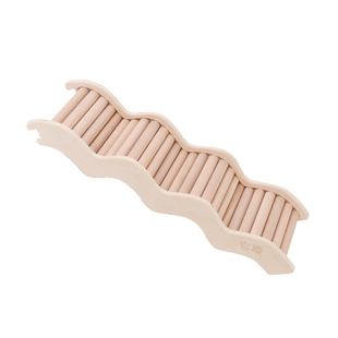 它适仓鼠云浪爬梯金丝熊玩具多居室平台浴室木质仓鼠造景家具用品