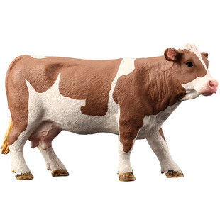 玩物尚志仿真牛模型动物玩具农场动物玩偶奶牛水牛黄牛儿童益智