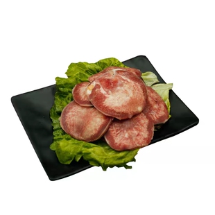 韩式烤肉食材原味牛舌片250g原切去皮牛舌生鲜牛舌冷冻新鲜半成品