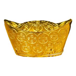 仿真小元宝摆件金元宝银元宝迷你小金锭聚宝盆米缸百福缸装饰配饰