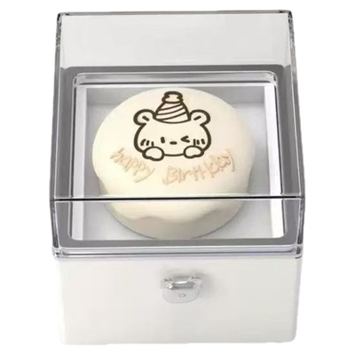 小熊蛋糕戒指盒告白创意生日礼物