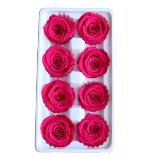 等花来b级玫瑰3-4/4cm保鲜花钥匙扣diy材料包弗洛伊德特价永生花