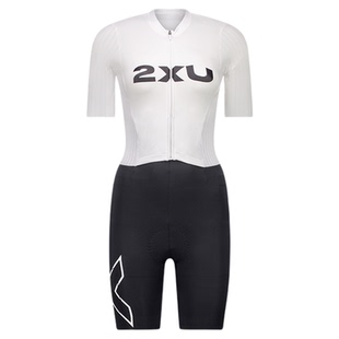 2XU Light Speed系列女士铁三骑行服自行车短袖连体服紧身多口袋