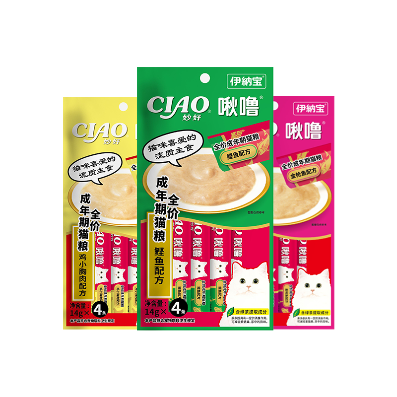 伊纳宝猫条全价主食营养