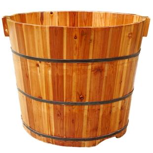 包邮泡澡木桶成人圆形洗澡桶小孩圆木桶成人浴盆成人家用实木浴桶