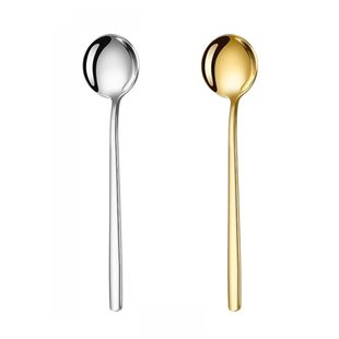 316不锈钢勺子304食品级长柄拌饭勺家用干饭勺调羹餐厅食堂汤匙