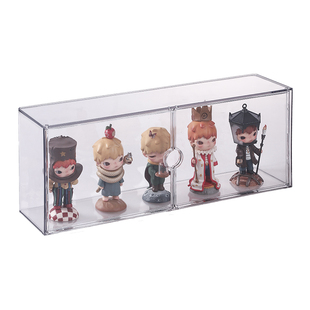 壁挂盲盒展示架亚克力适用泡泡玛特手办收纳盒墙上娃娃摆件陈列柜