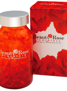 日本代购Beauty Rose保加利亚玫瑰精华提取内服200粒女士营养清香