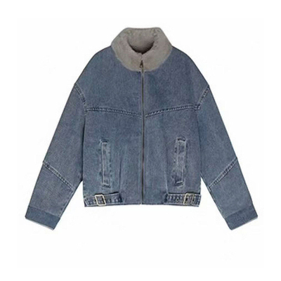 大码女装胖mm美式高街宽松棉衣女