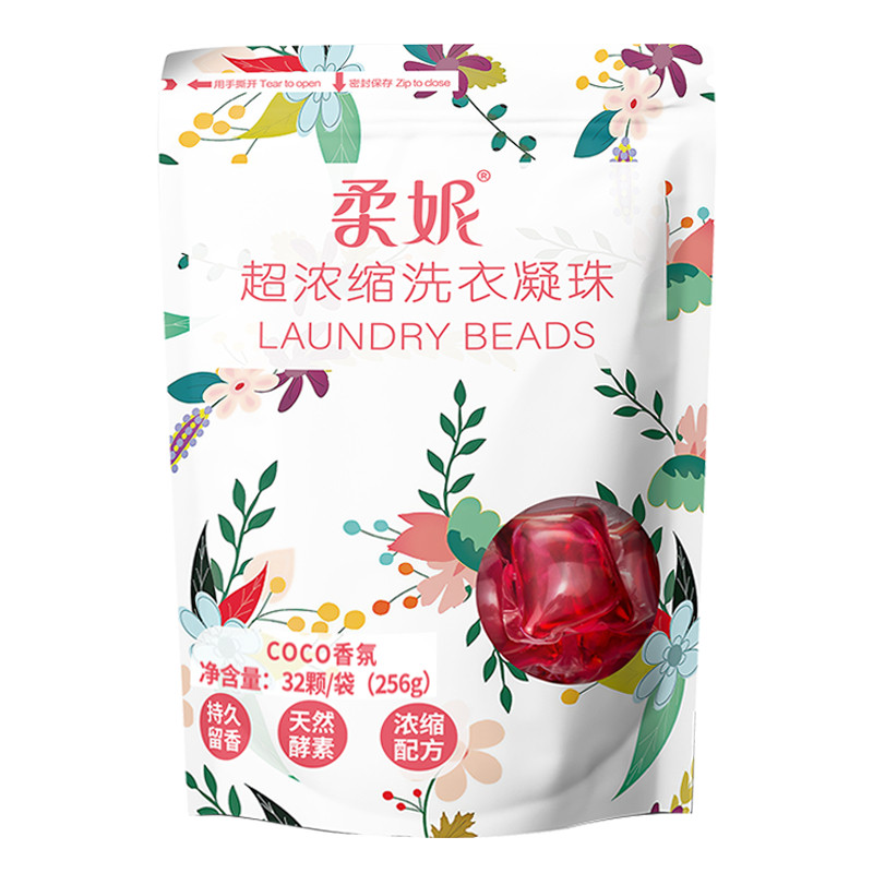 柔妮浓缩洗衣凝珠32颗coco洗衣凝珠