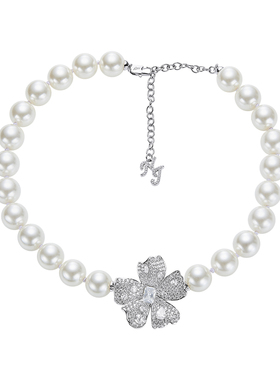 NJJewelry花朵项链女