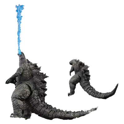 shm红莲哥斯拉大战金刚手办