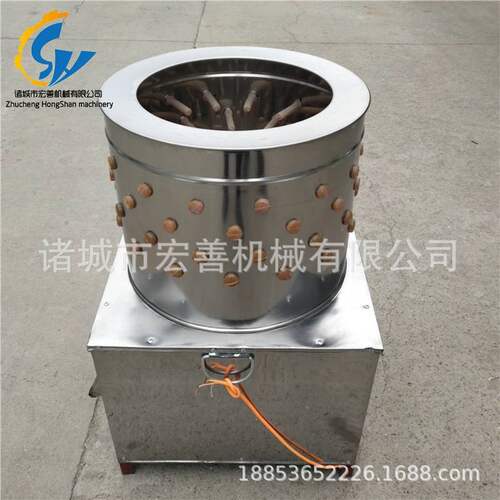 鸡鸭鹅家禽圆筒脱毛机厂家货源供应鸡鸭鹅扒毛机屠宰用打毛机设备