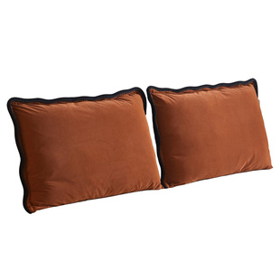 丰范牛奶绒双面靠包法式双人大靠垫简约榻榻米软包床头改造可拆洗