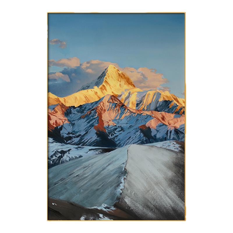 原创手绘油画丙烯肌理画