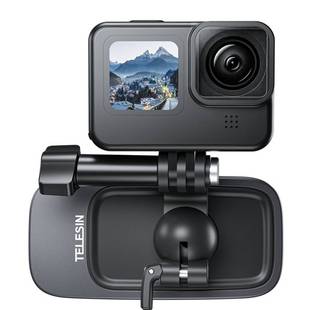 泰迅适用gopro13背包夹万向磁吸运动相机大疆action3/4/5第一视角insta360手机胸前固定拍摄支架gopro12配件