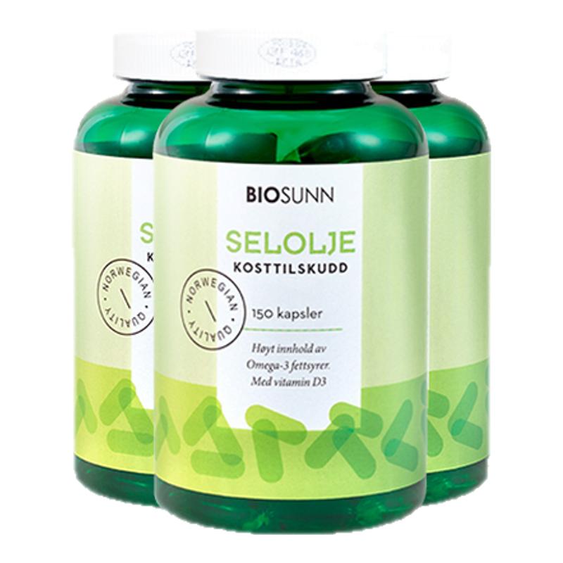 【3瓶装】BIOSUNN挪威进鱼油/深海鱼油