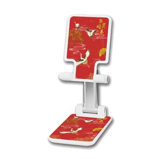 手机支架桌面直播中国风专用新款ipad平板电脑支架仙鹤可折叠伸缩升降懒人女自拍上网课追剧神器通用便携双杆