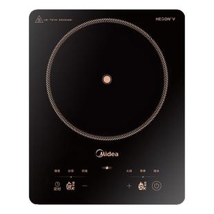 美的电磁炉家用火锅2200W大功率一键爆炒多档调节大火力电磁灶M3