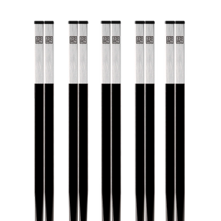 高端筷子家用高档抗菌防霉定制刻字筷子酒店餐饮商用PPS合金筷子
