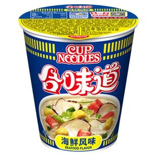 日清合味道杯面12杯泡面整箱桶装方便面大杯速食宿舍冲泡食品夜宵