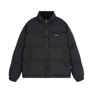 ALLIN 美式复古短款羽绒服男款冬季潮牌防寒保暖情侣款面包服外套