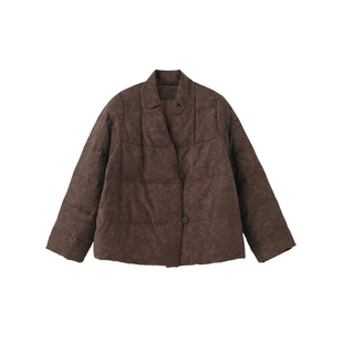 沪小鹿纸样 新中式国风休闲羽绒服外套裁剪图缝纫做衣服样板 M38