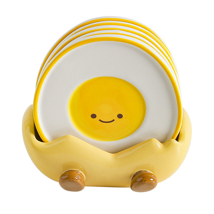 川岛屋可爱吐骨碟家用2026新款小盘子碟子精致陶瓷垃圾吐骨头盘碟