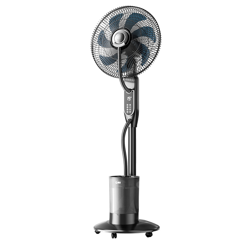 林邊噴霧電風扇落地扇大風力家用靜音遙控加濕降溫工業(yè)水冷霧化扇
