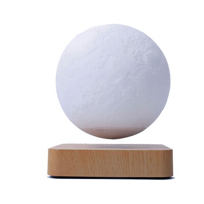 3d打印磁悬浮星空网红女生月球灯