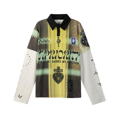 先验之心假两件足球T恤