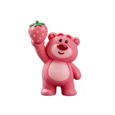 创意车用装饰品可爱小熊草莓摆件车居两用萌物公仔缓解摆件动漫