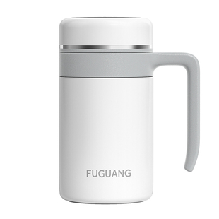 富光保温杯高档办公室带手柄泡茶杯定制刻字印logo男女教师节礼物