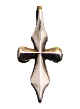老银匠手工制作十字架吊坠