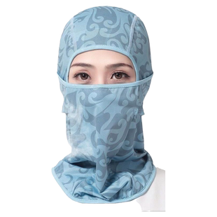蒙脸防晒面罩户外骑行头套防晒紫外线防帽子头巾脸基尼男女护颈蒙