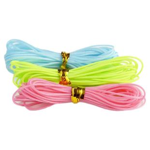 二喜竿稍空心护线绳无结主线大物子线彩色pe加固连接配件钓鱼用具