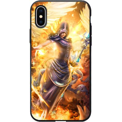 WOW魔兽世界XR牧师X适用苹果16/12/13磨砂14手机壳iPhone15Pro全包XsMax华为荣耀OPPO小米VIVO安卓保护套软壳